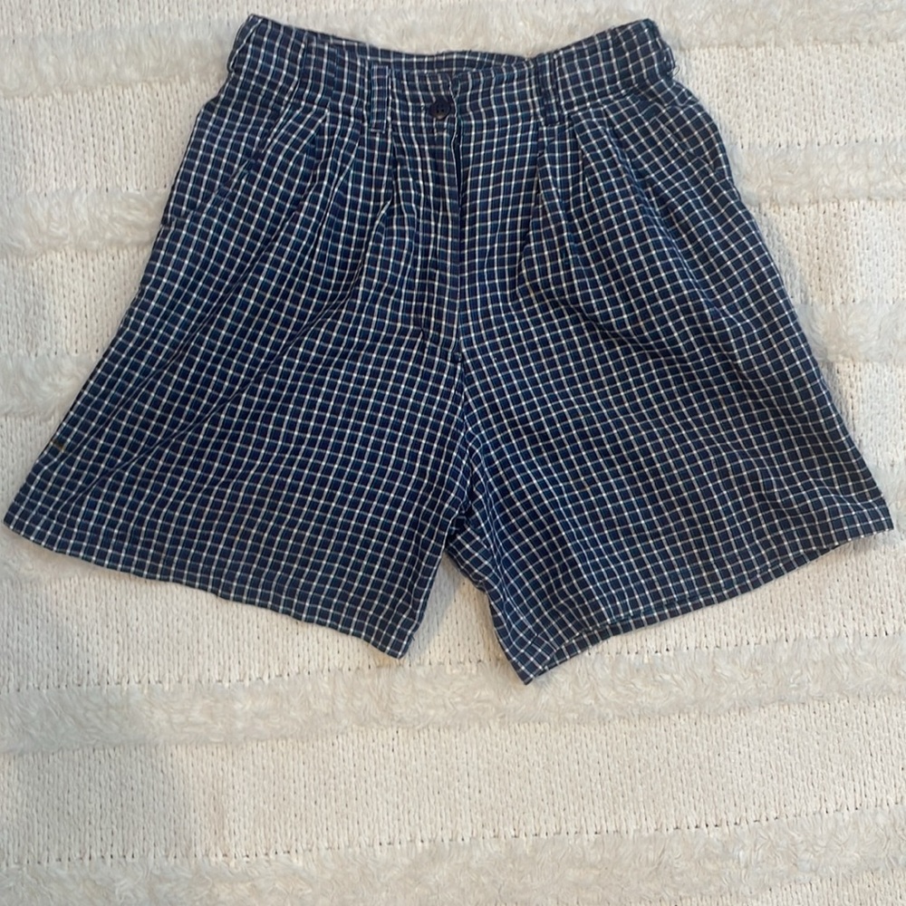 Vintage Melbourne elements high waisted plaid shorts 100% cotton women’s size 6